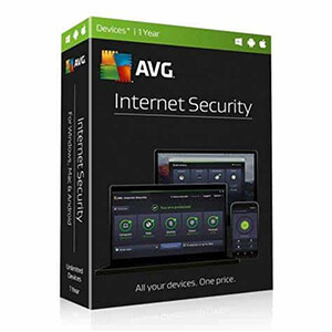 AVG Internet Security 2023, 3 Devices 1 Year 2023